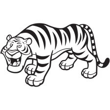 Free Tiger Coloring Page
