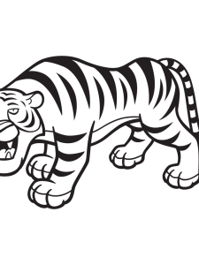 Free Tiger Coloring Page