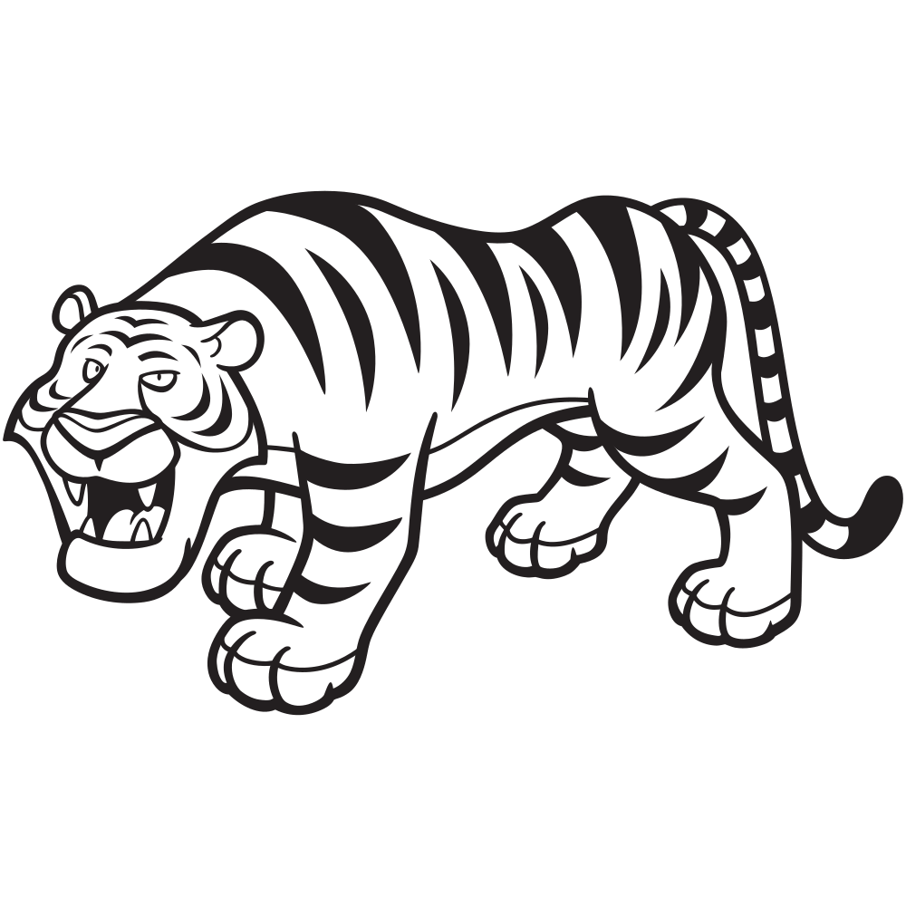 Free Tiger Coloring Page