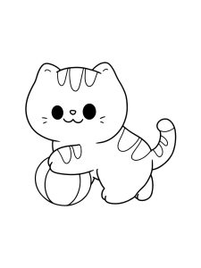 Kitty Cat Coloring Page