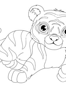 Tiger Drawing For Coloring