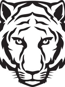 Tiger Face Coloring Page