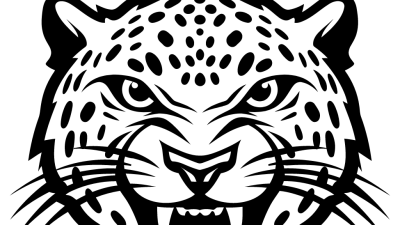 Angry Cheetah Face Coloring Page Online