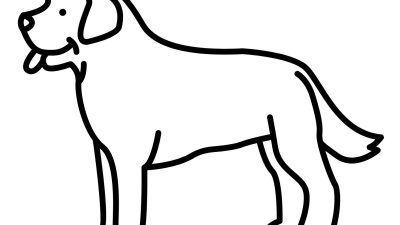 Free Dog Coloring Page Online