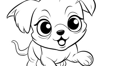 Pup Coloring Page