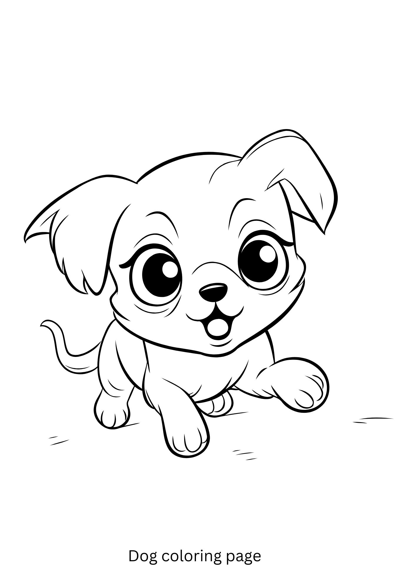 Pup Coloring Page