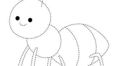 Ant Coloring Page For Toddlers