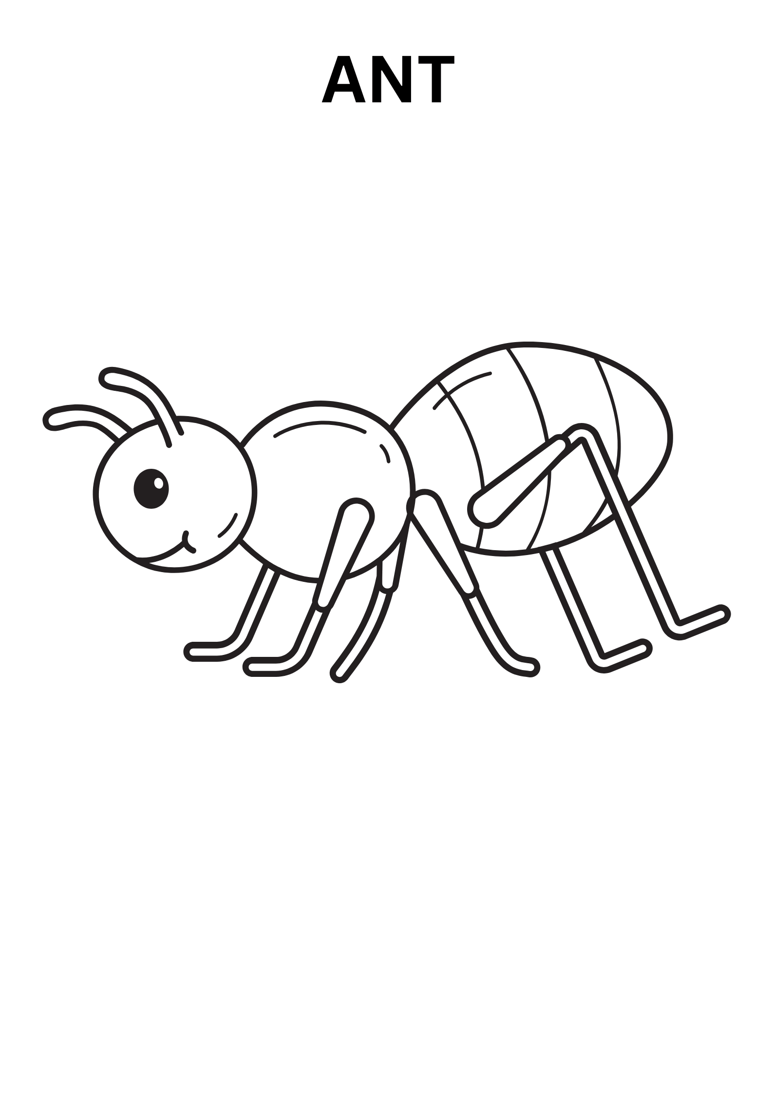 Ant Pictures To Color Online