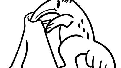 Anteater Colouring Pages For Kids