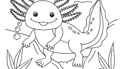 Axolotl Coloring Pages For Adults