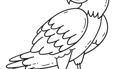 Bald Eagle Coloring Pages For Kindergarten