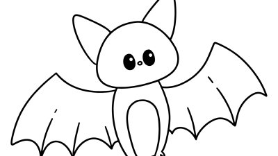 Bat Coloring Pages Preschool