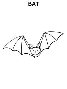Bat Coloring Pages Printable