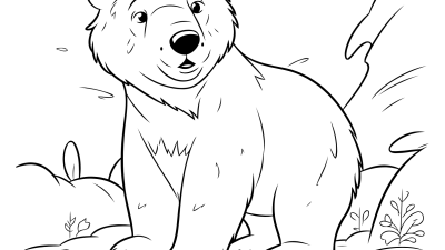 Bear Coloring Pages For Adults