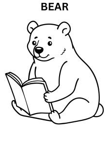 Bear Coloring Pages For Kids