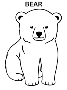 Bear Coloring Pages Printable