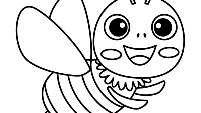 Bee Coloring Pages For Kids