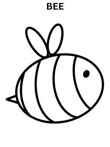 Bee Coloring Pages For Preschoolers