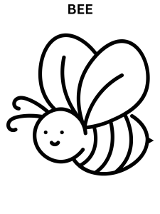 Bee Coloring Pages For Toddlers