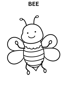 Bee Coloring Pages Printable