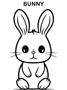 Bunny Images To Color Online