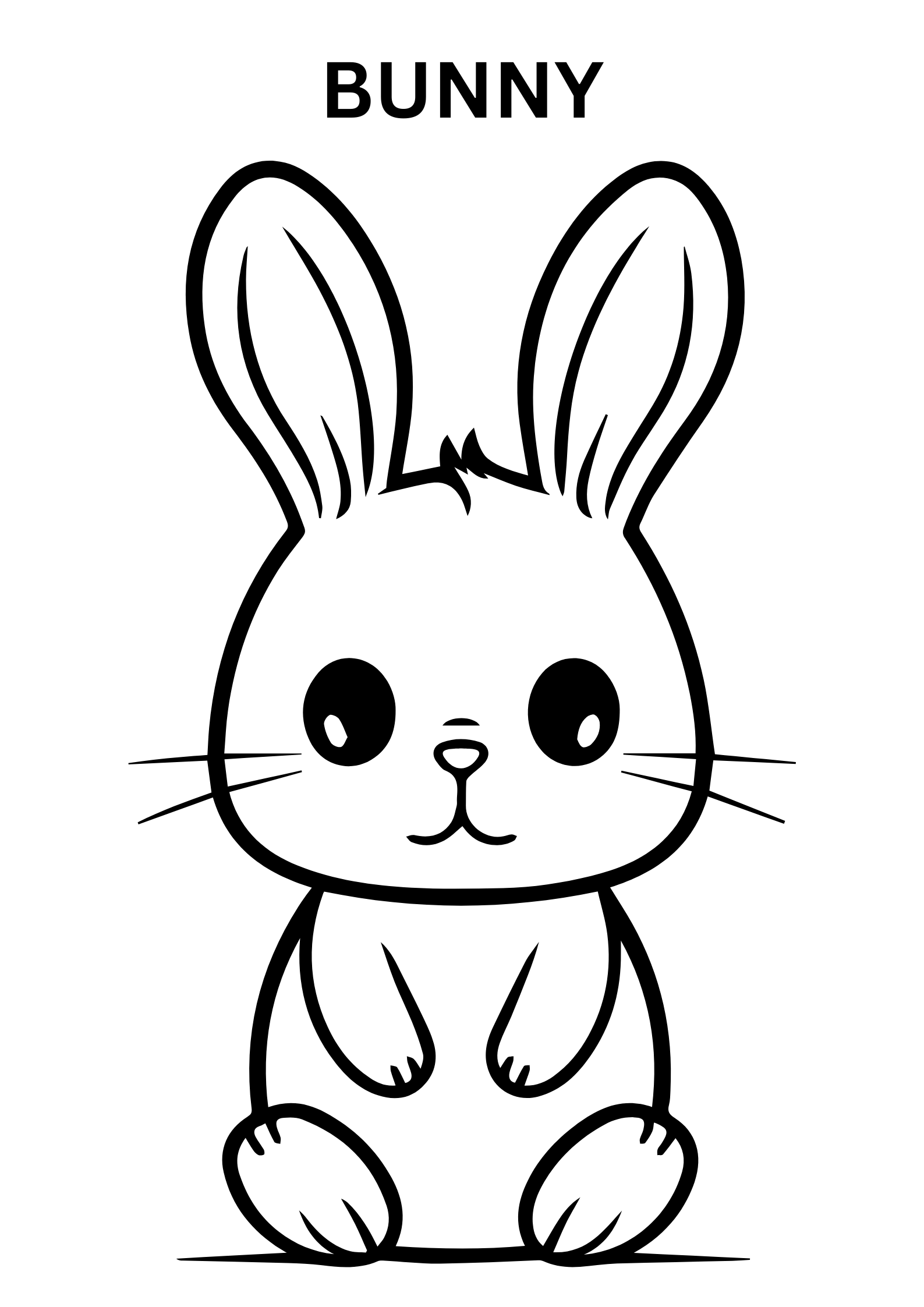 Bunny Images To Color Online