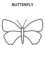 Butterfly Coloring Pages For Preschoolers
