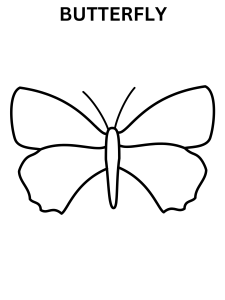 Butterfly Coloring Pages For Preschoolers