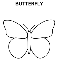 Butterfly Coloring Pages For Toddlers