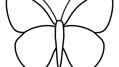 Butterfly Template For Coloring Online