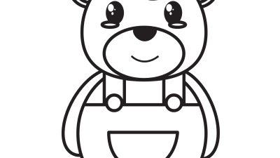 Cartoon Bear Coloring Pages