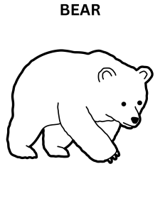 Cozy Bear Coloring Pages