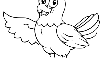 Cute Bald Eagle Coloring Pages