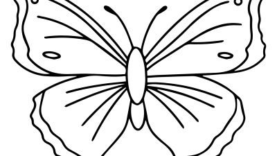 Cute Butterfly Coloring Pages