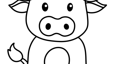 Cute Buffalo Coloring Pages