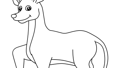 Free Antelope Coloring Pages