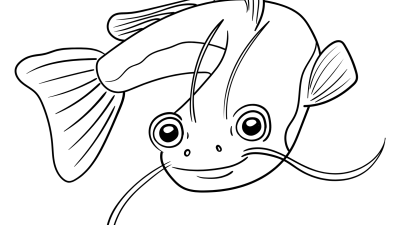 Free Catfish Coloring Pages