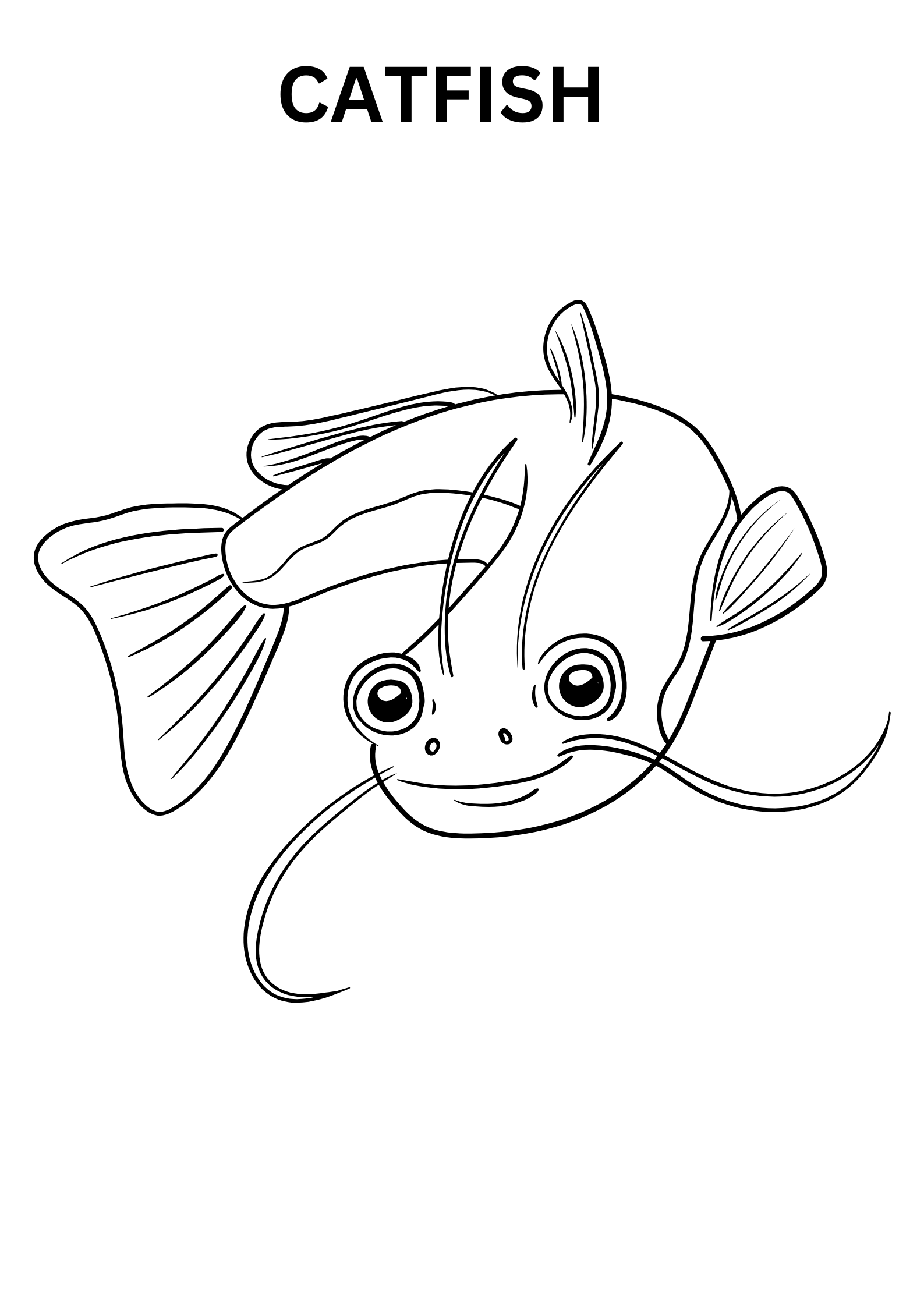 Free Catfish Coloring Pages