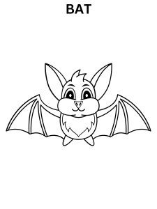 Halloween Bat Coloring Pages