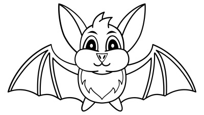 Halloween Bat Coloring Pages