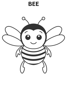 Honey Bee Coloring Pages