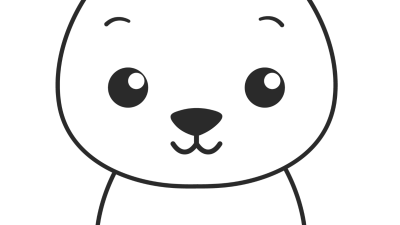 Kawaii Bear Coloring Pages