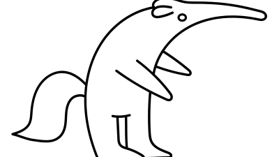 Printable Anteater Coloring Pages