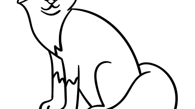 Printable Arctic Fox Coloring Pages