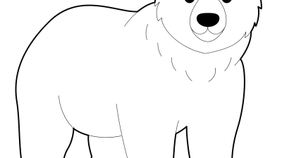 Printable Bear Coloring Pages