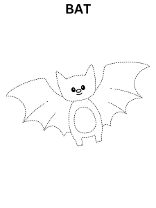 Simple Bat Dot To Dot Online