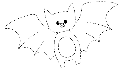 Simple Bat Dot To Dot Online