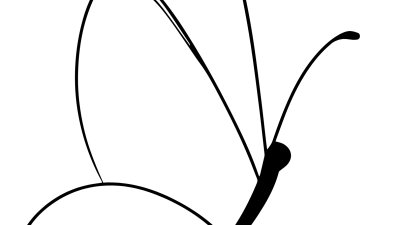 Simple Butterfly Coloring Pages