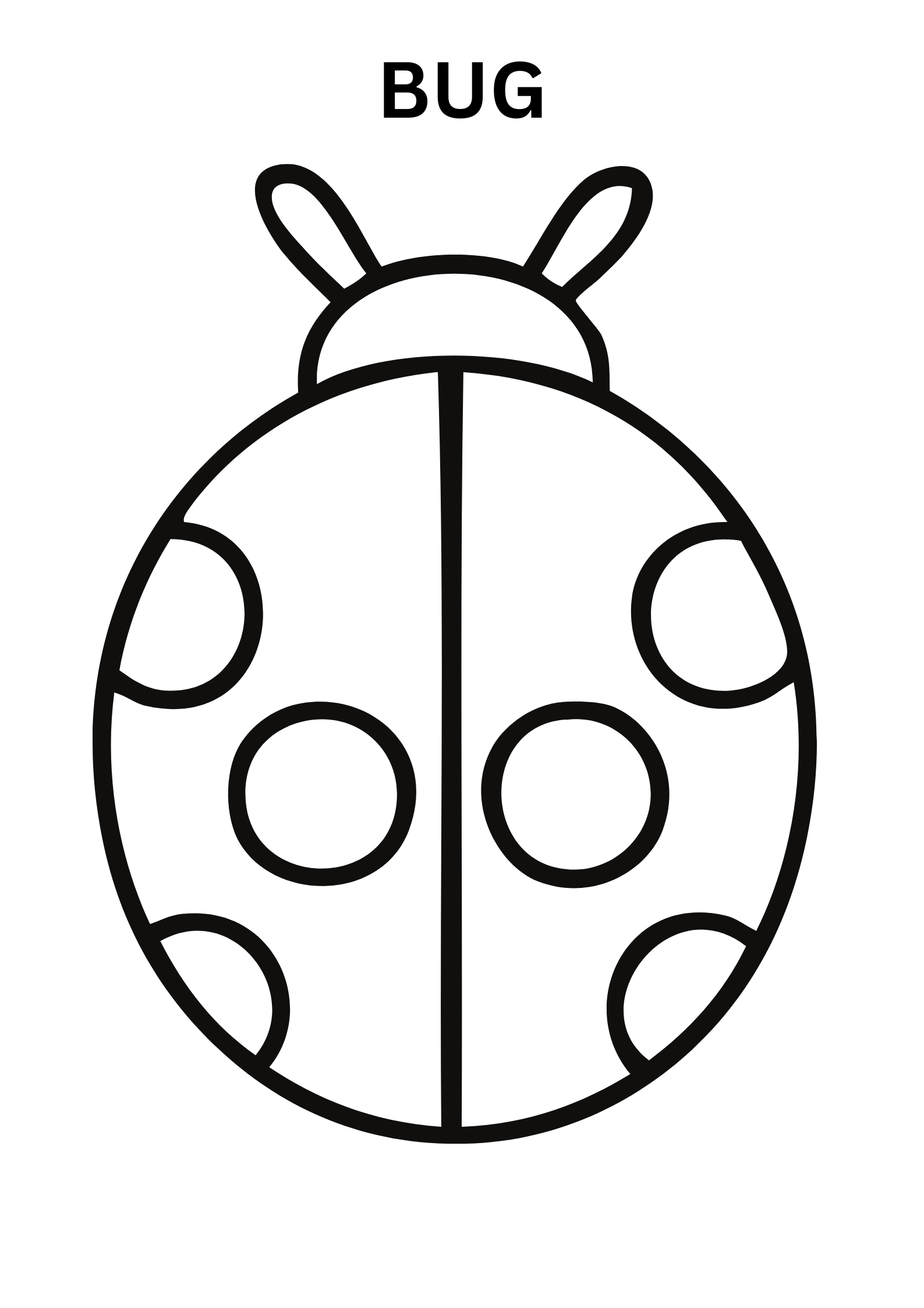 Bug Coloring Pages For Toddlers