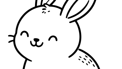 Cute Baby Bunny Coloring Pages